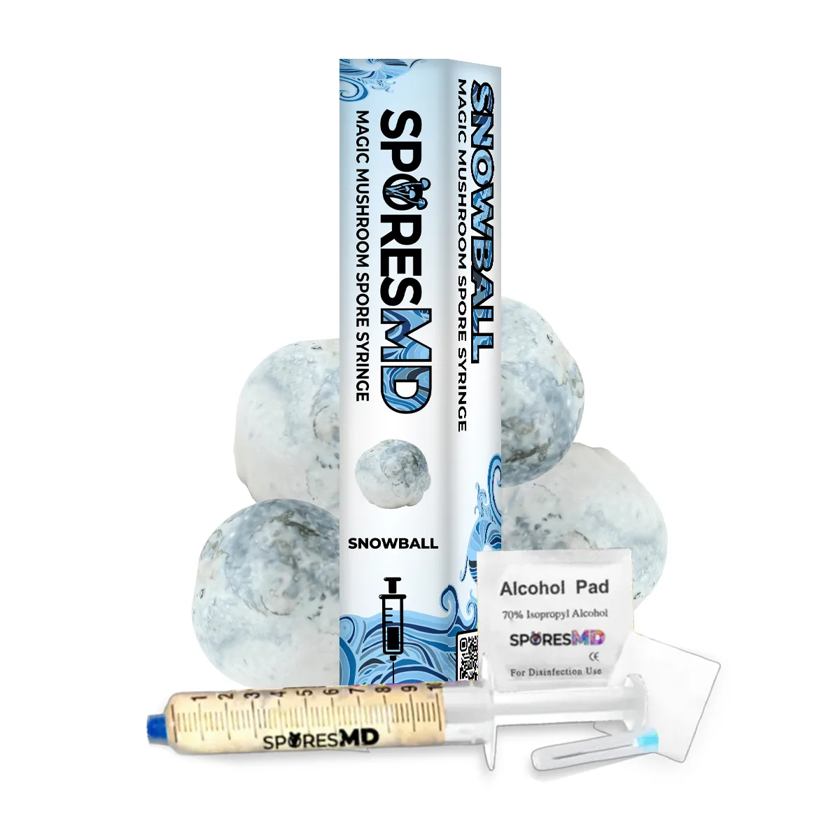 SporesMD Snowball Mushroom Liquid Culture 10ml