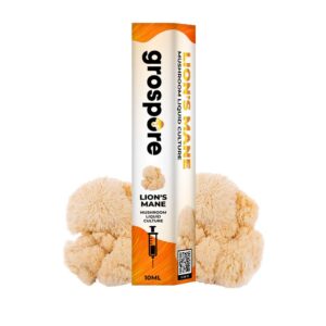 Grospore Lion's Mane Mushroom Liquid Culture Syringe – 10ml